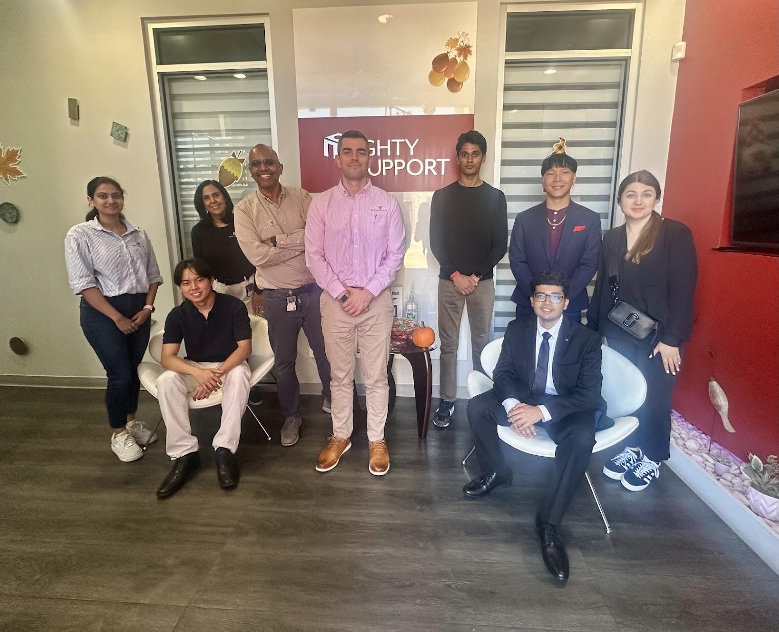 Futuristic digital transformation technology representing Ighty Support's vision