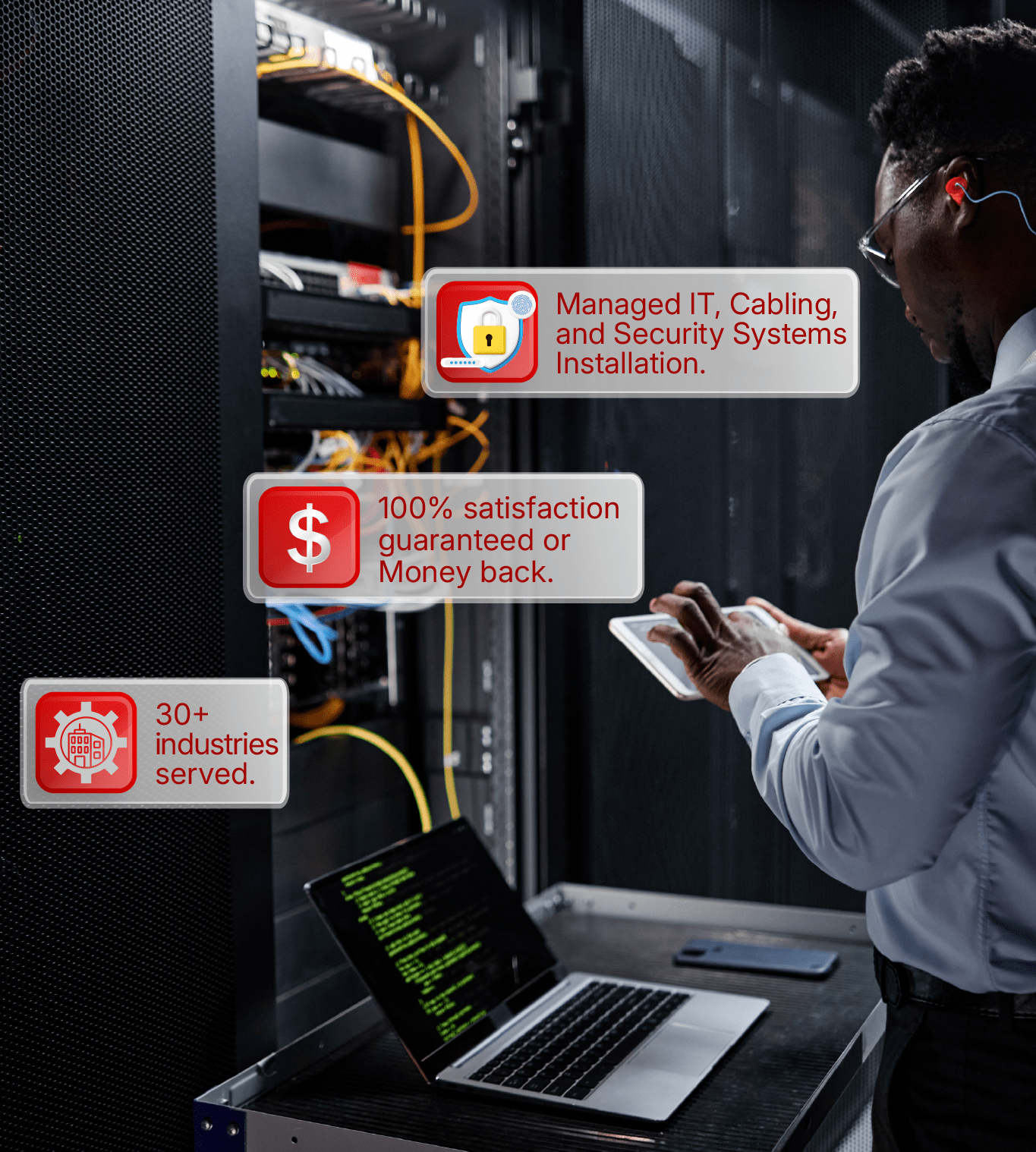 Ighty Support team providing managed IT services in Dallas Fort Worth