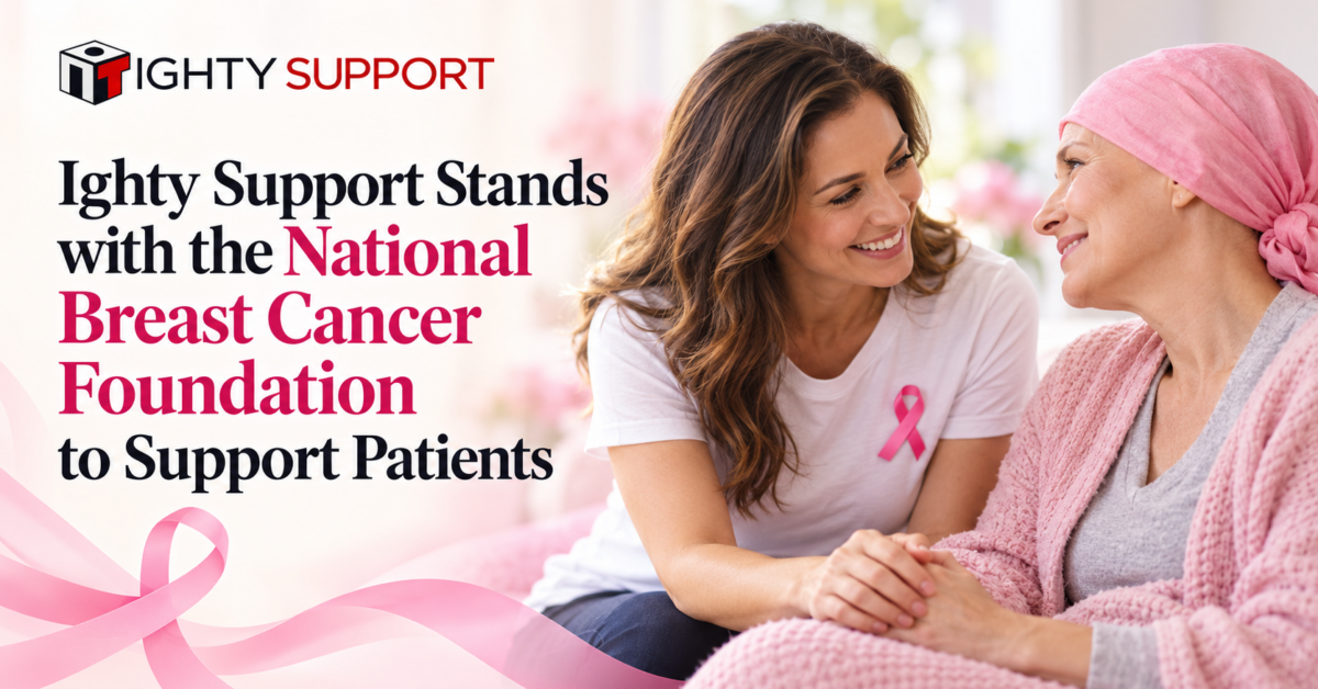 Ighty Support Stands with the National Breast Cancer Foundation to Support Patients