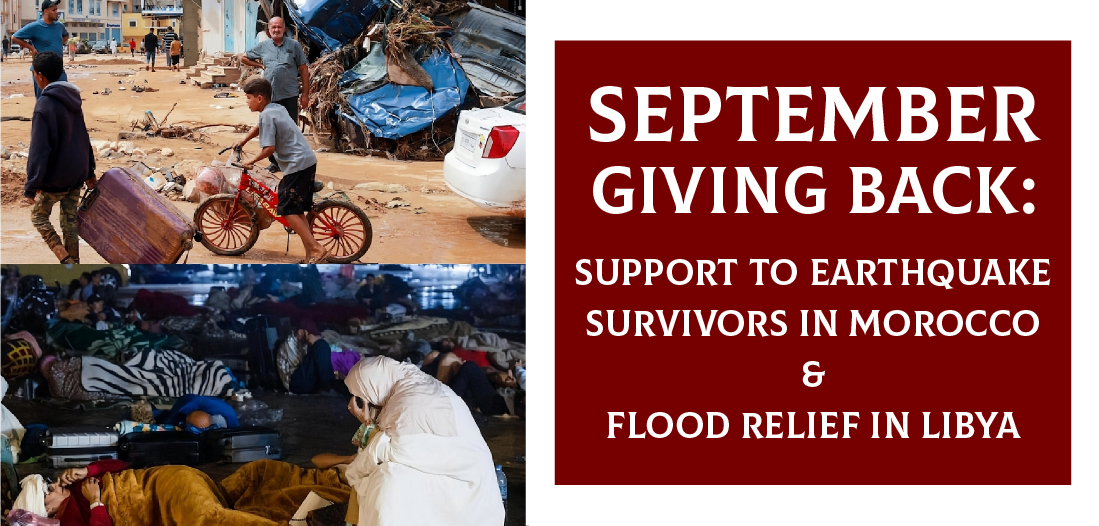 September Give Back: Supporting UNICEF in Aiding Earthquake Victims in Morocco and Flood Victims in Syria