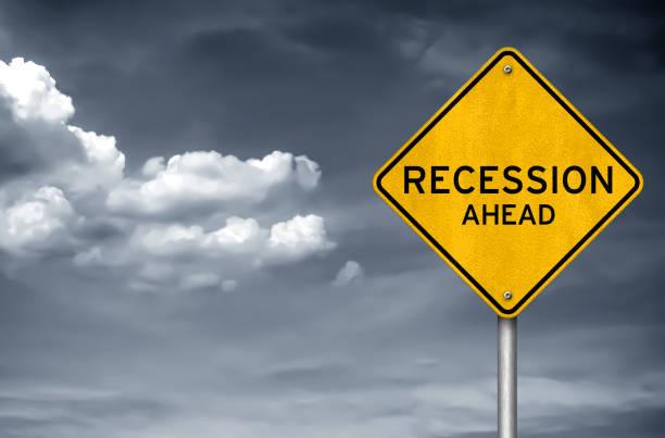 Recession Ahead - Road Sign Warning