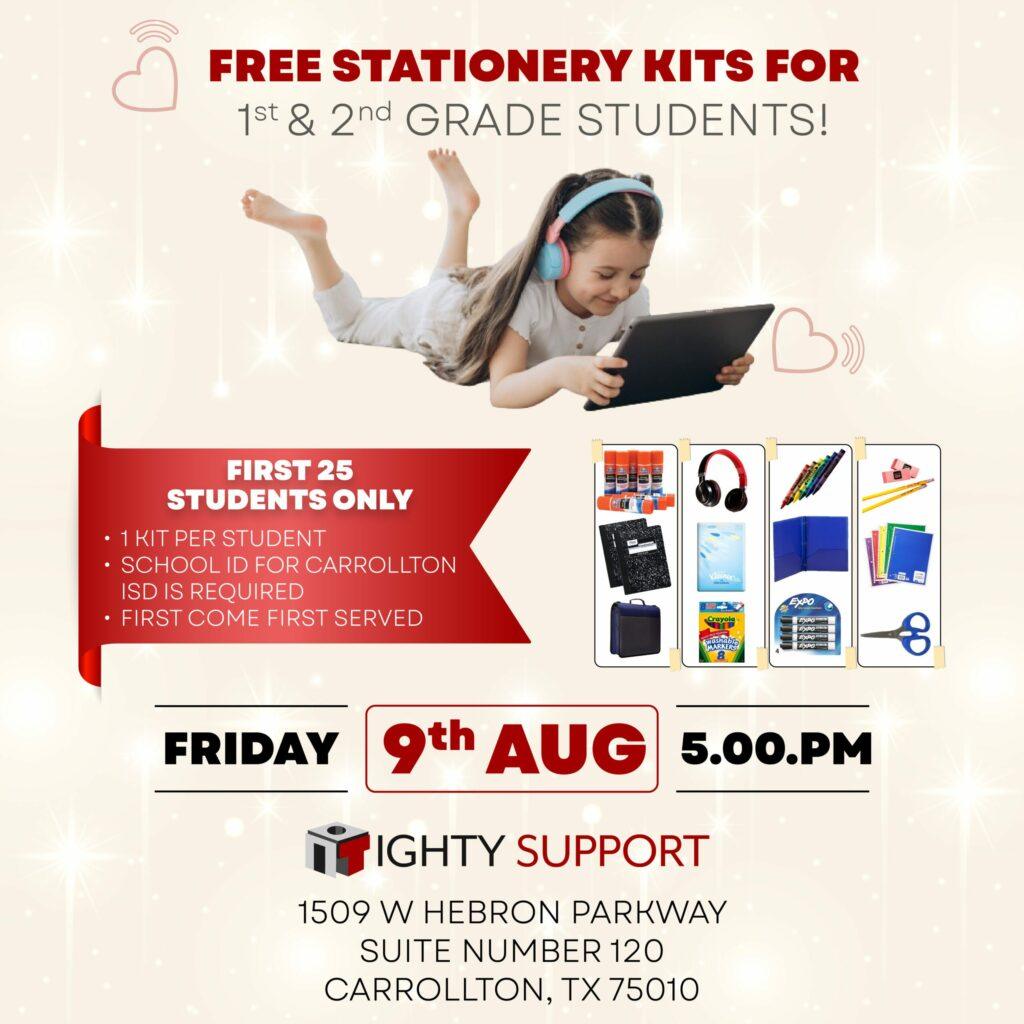 Ighty Support’s July Giving Back Initiative: Celebrating Back To School