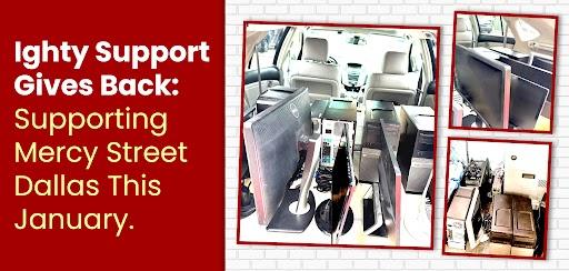 Ighty Support Gives Back: Supporting Mercy Street Dallas This January