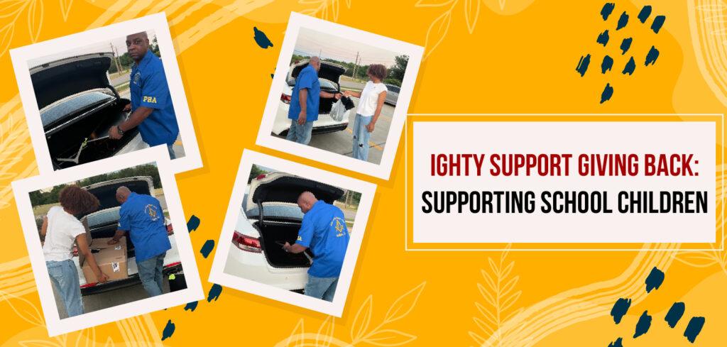 Ighty Support Giving Back: Supporting school children