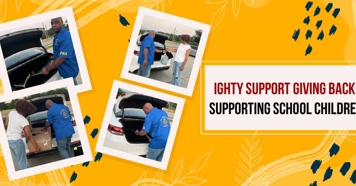 Ighty Support Giving Back: Supporting school children