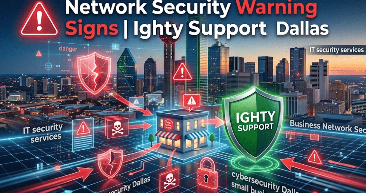 Network Security Warning Signs | Ighty Support Dallas