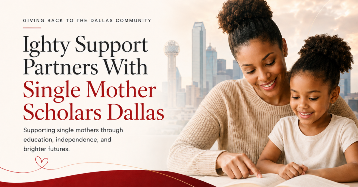 Ighty Support Partners With Single Mother Scholars Dallas