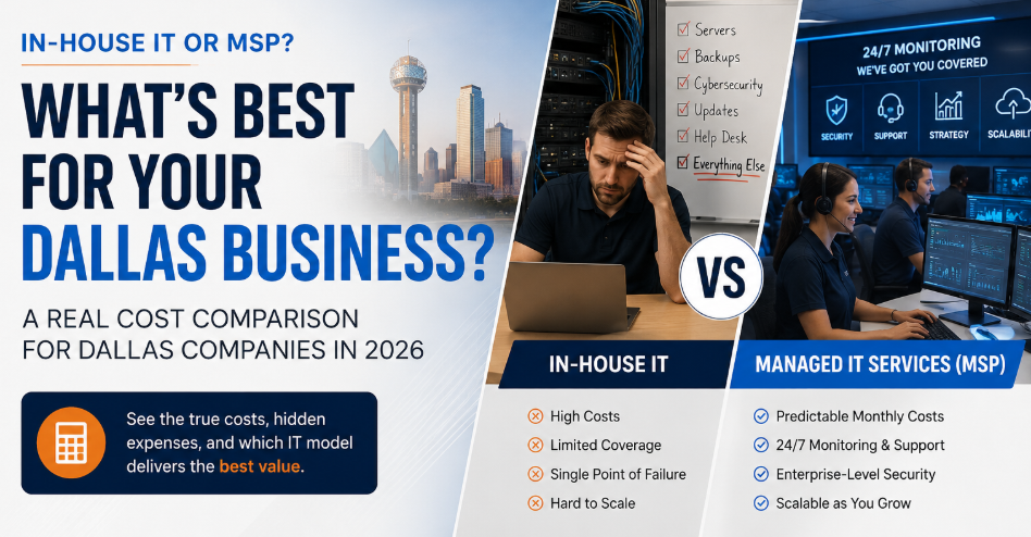 In House IT vs MSP: Real Cost Comparison for Dallas Businesses