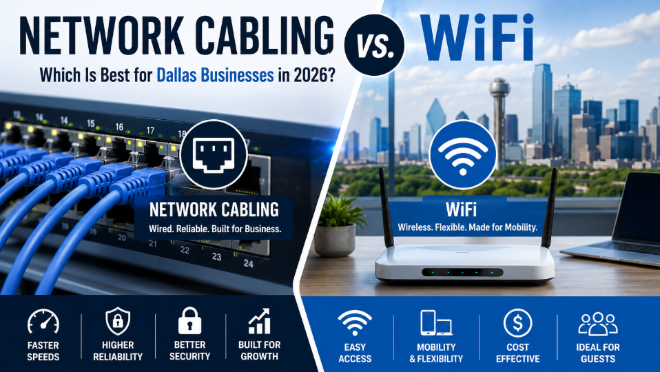 Network Cabling vs WiFi: Which Is Best for Dallas Businesses in 2026?