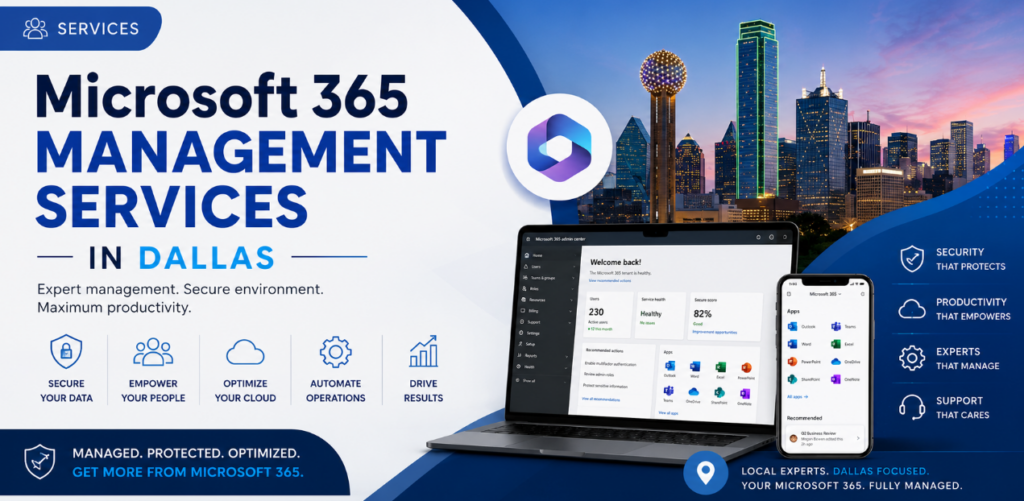 microsoft 365 management services in dallas