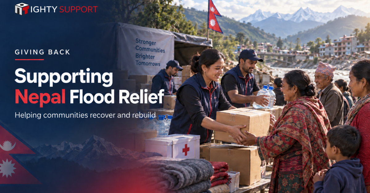 Ighty Support Steps Up to Support Communities Affected by Nepal Floods