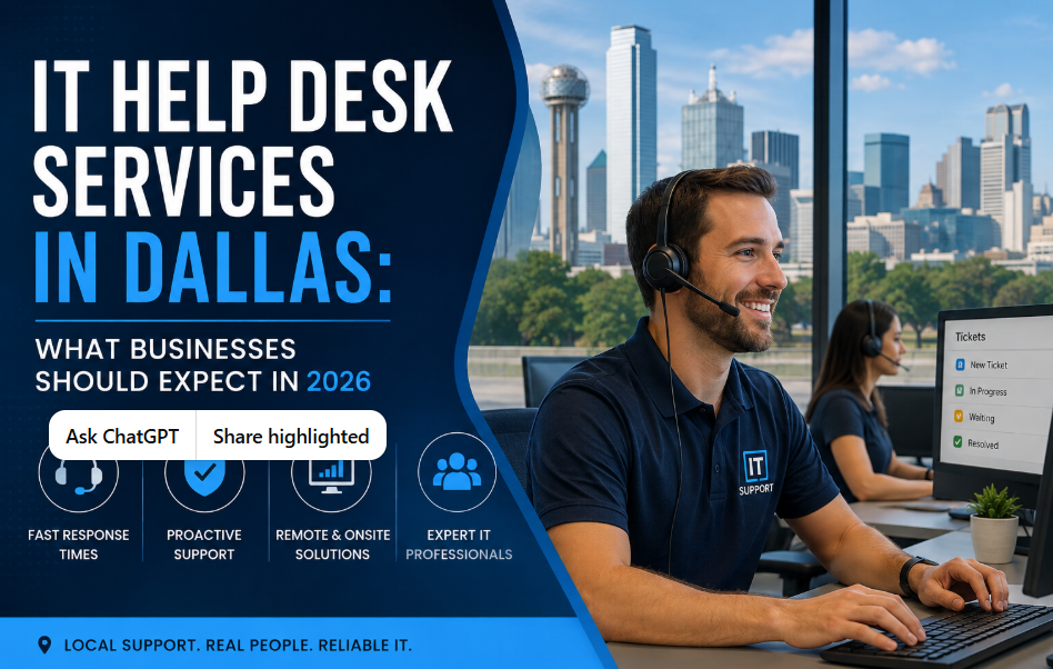 IT Help Desk Services in Dallas: What Businesses Should Expect in 2026