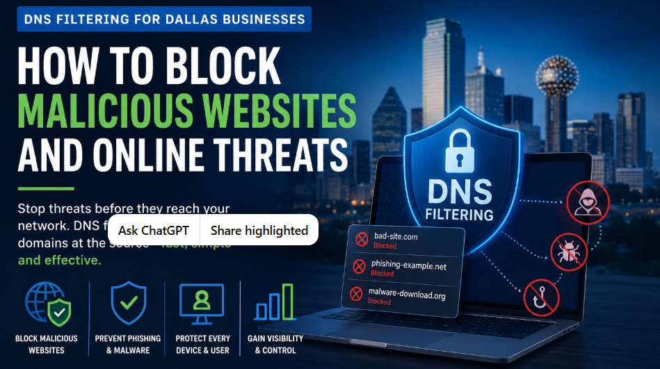 DNS filtering for dallas businesses