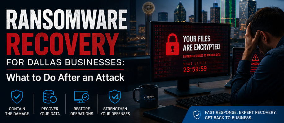 Ransomware recovery for dallas business