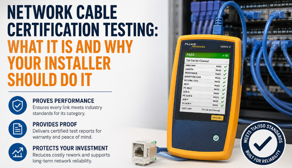 Network Cable Certification Testing: Why It Matters