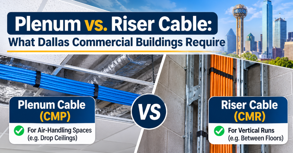 plenum vs riser cables